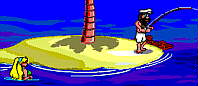 Mary the mermaid near Johnny's island